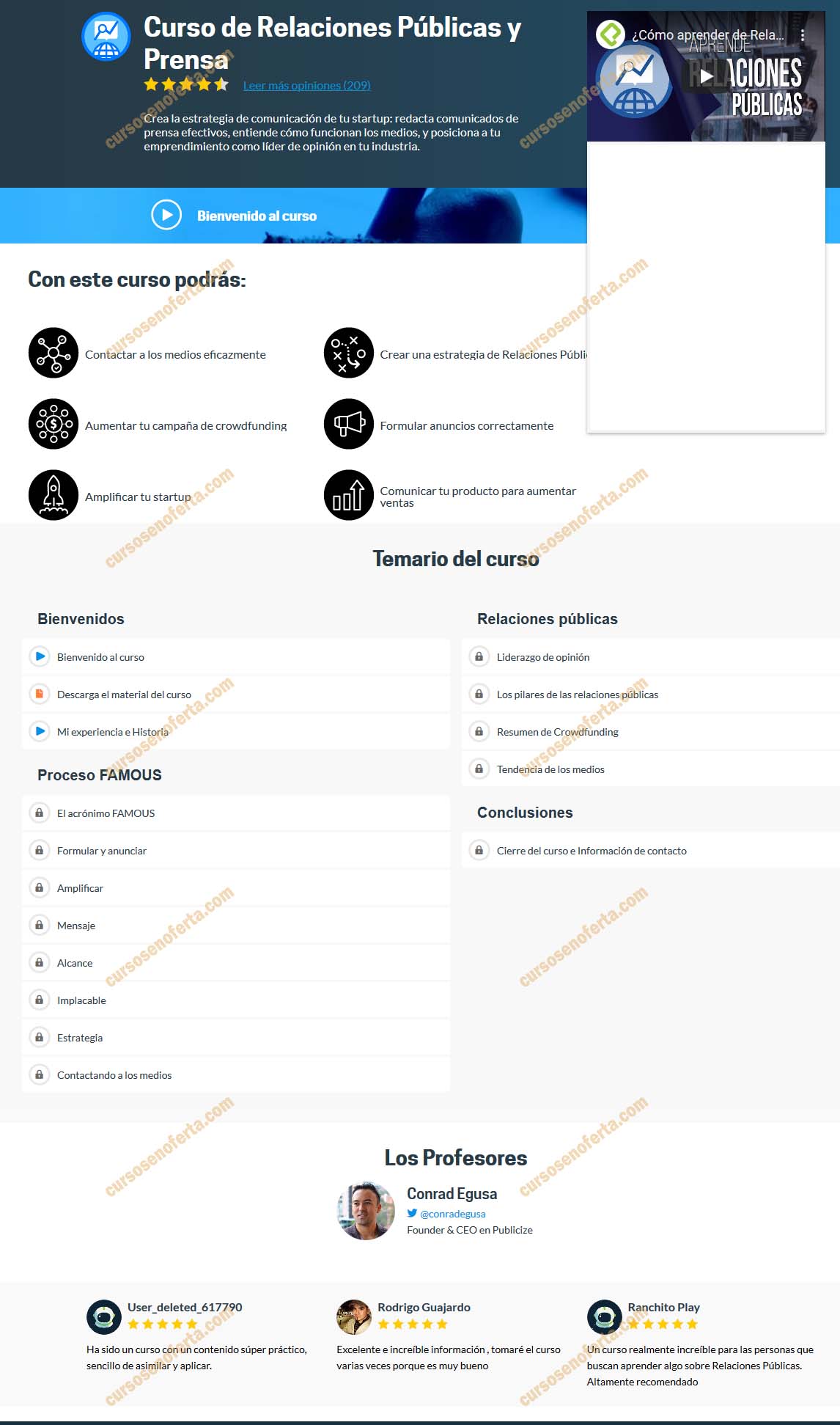 Curso de Relaciones Públicas y Prensa