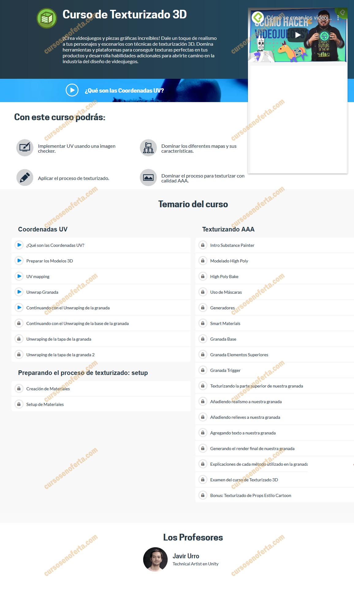 Curso de Texturizado 3D