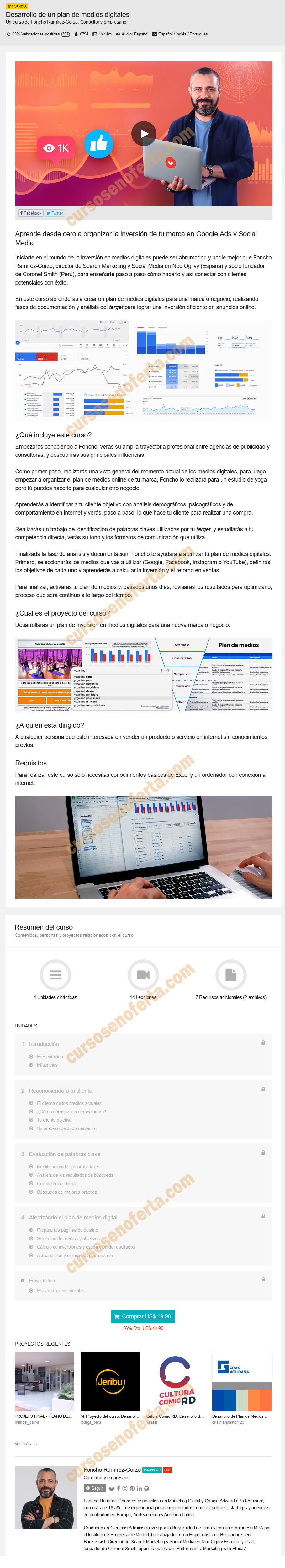 Desarrollo de un Plan de Medios Digitales