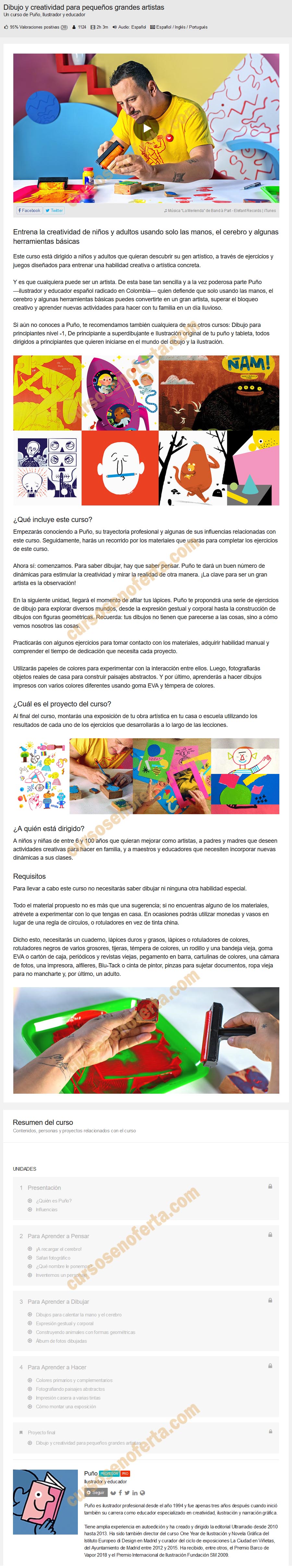 Dibujo y creatividad para pequeños grandes artistas