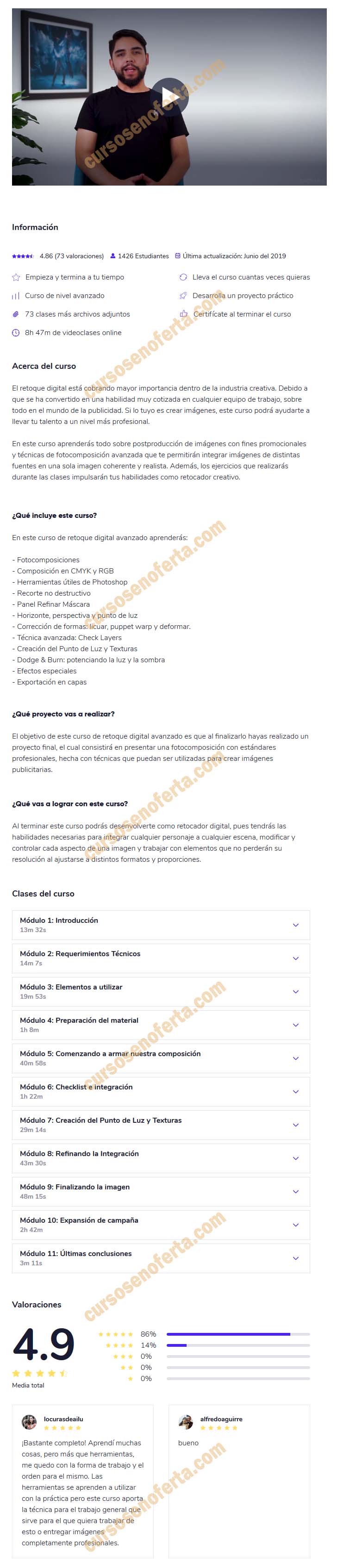 Retoque Digital avanzado para Publicidad