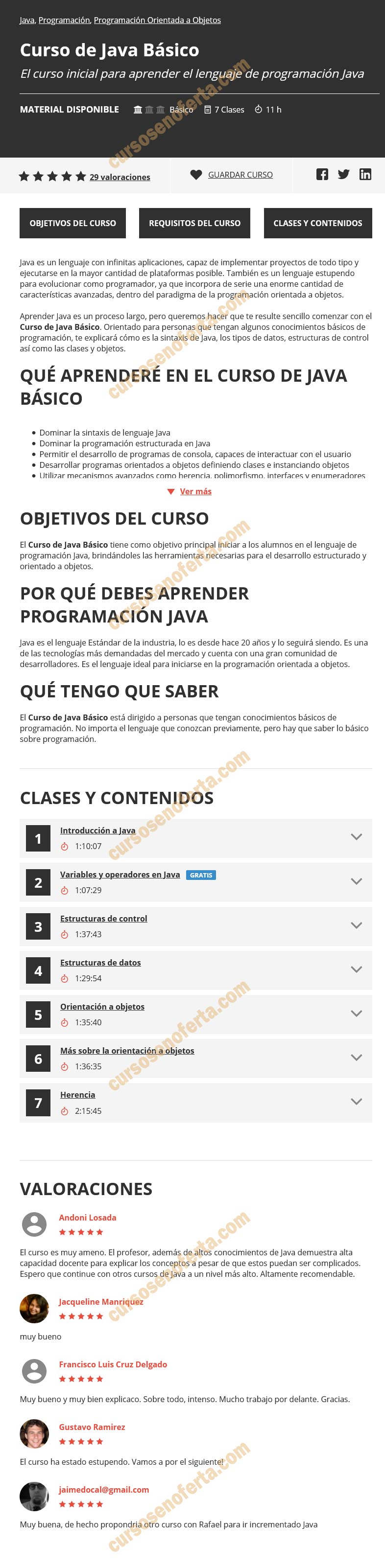 Curso de Java Básico - escuela it