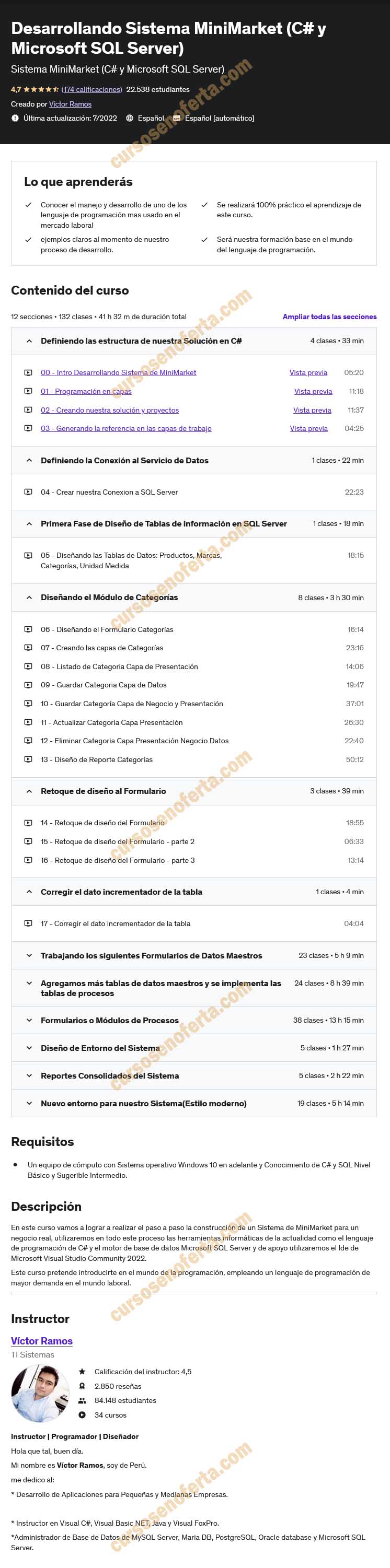 Desarrollando Sistema MiniMarket (C y Microsoft SQL Server)