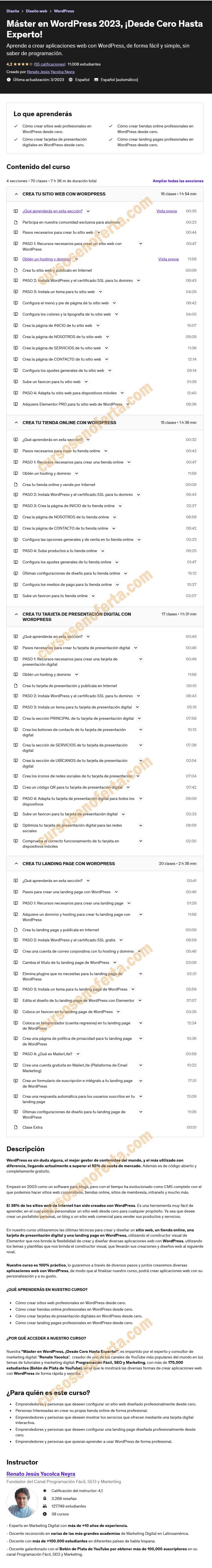 Máster en WordPress 2023 Desde Cero Hasta Experto