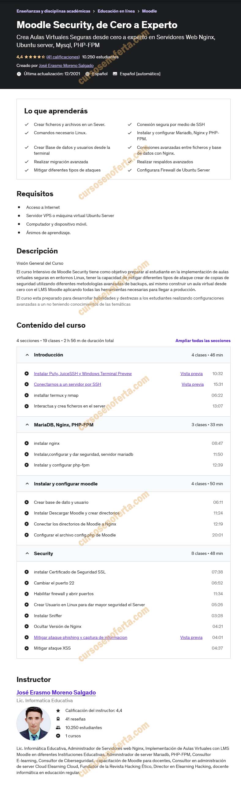 Moodle security, de cero a experto