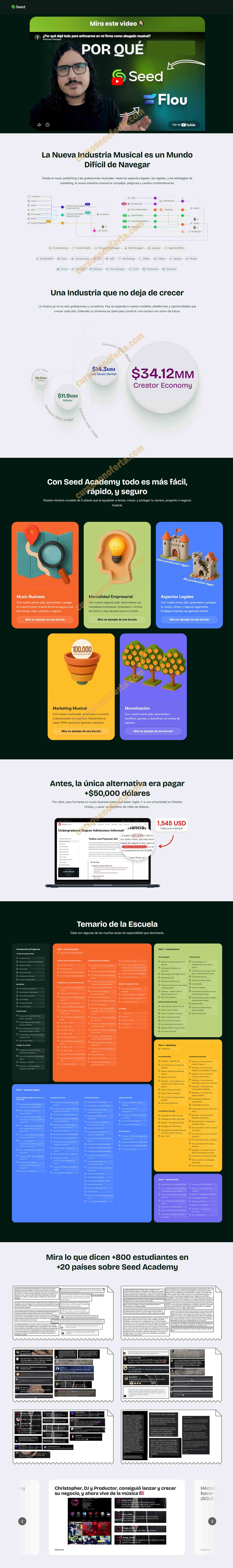 Certificacion en Music Business - seed academy