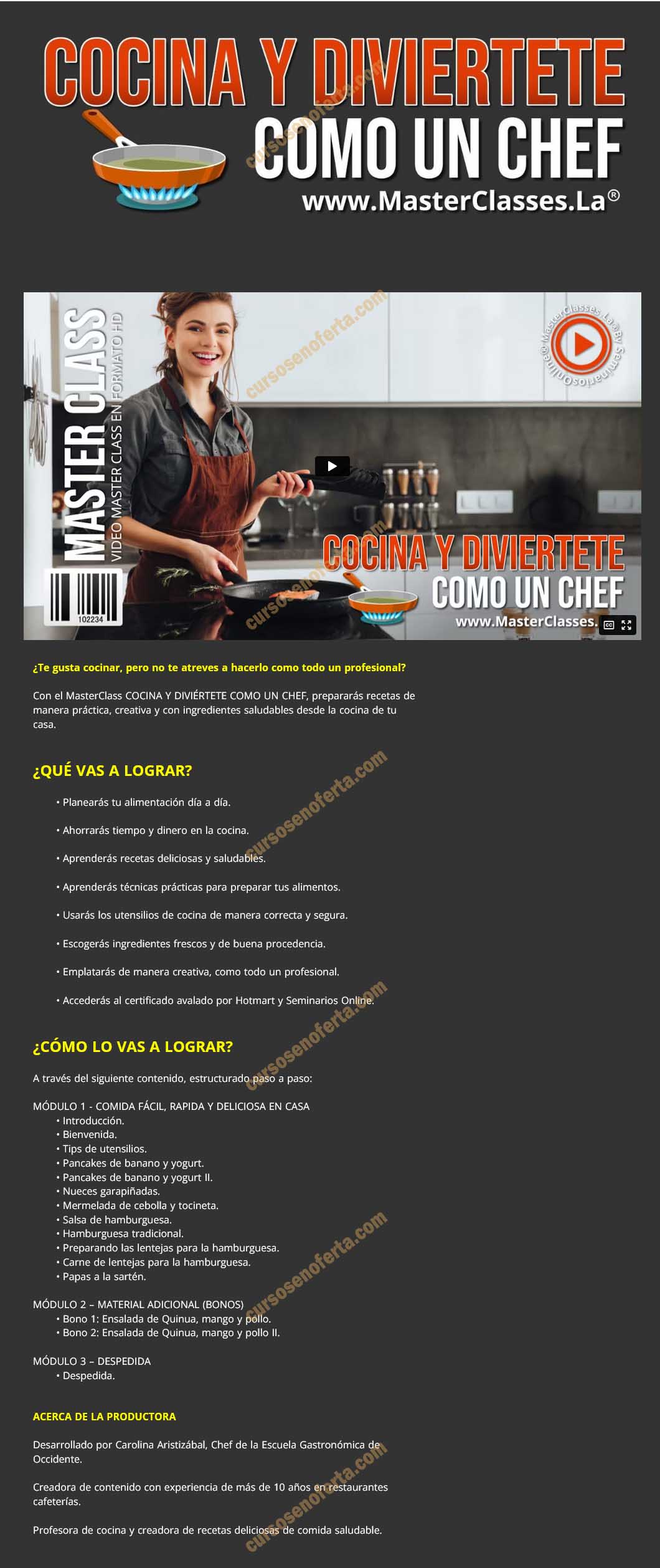 Cocina y diviértete como un chef