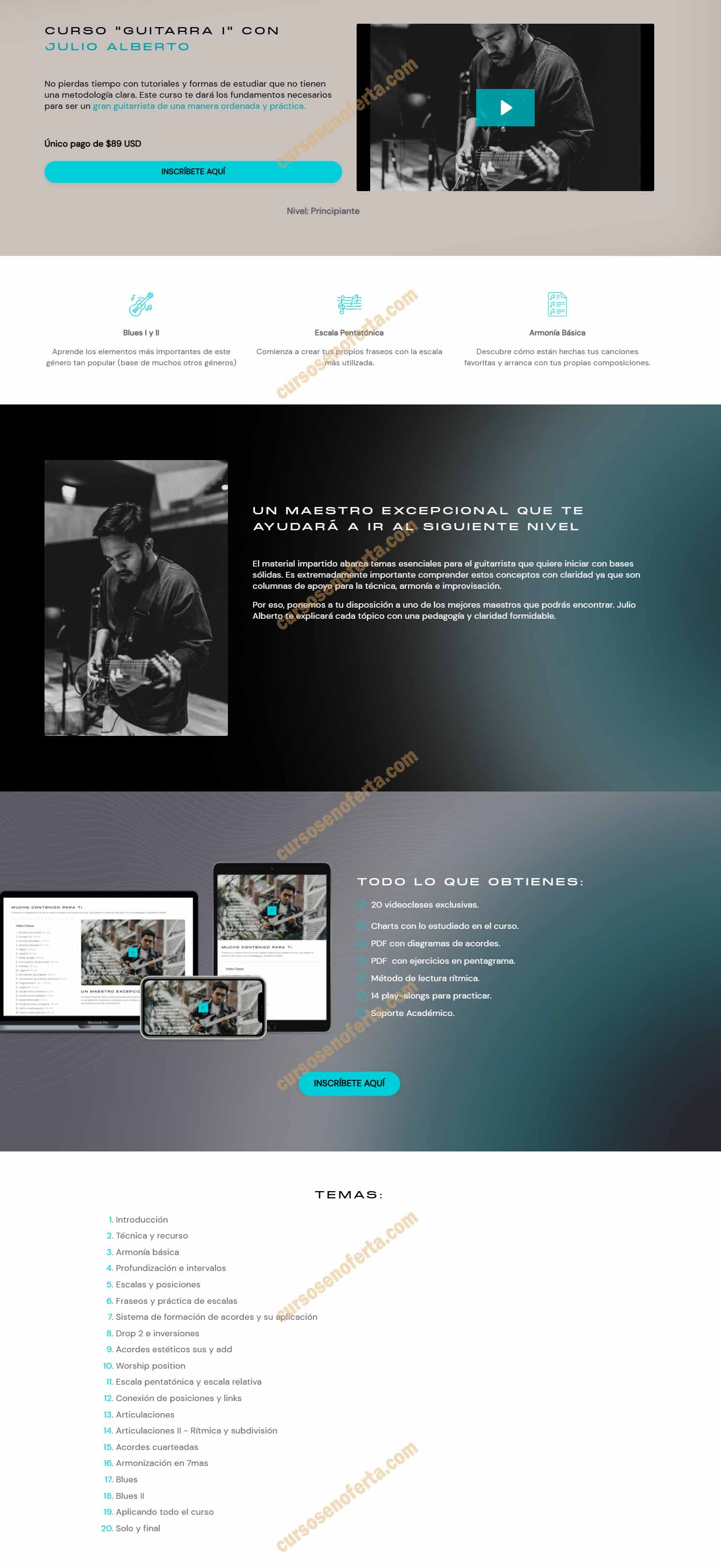Curso Guitarra I - Julio Alberto
