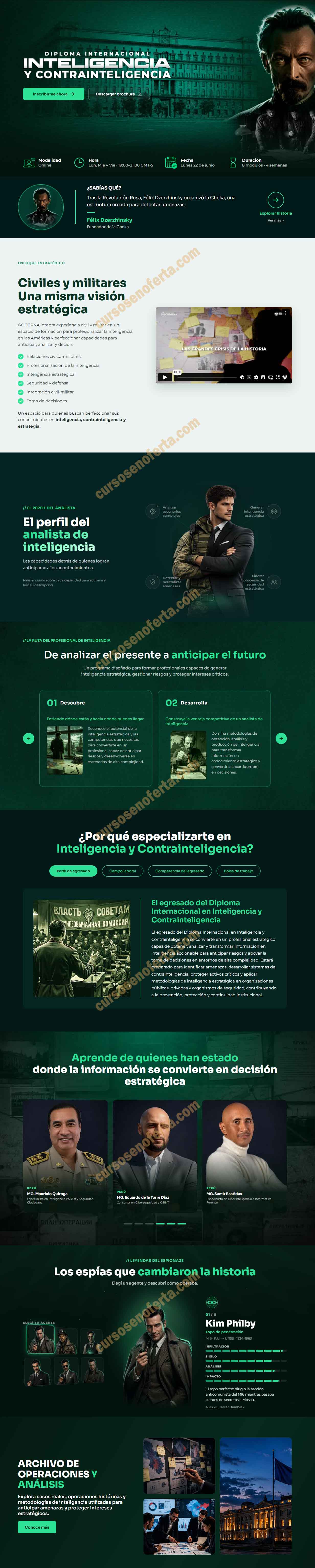 Diploma Internacional de Inteligencia y Contrainteligencia - goberna
