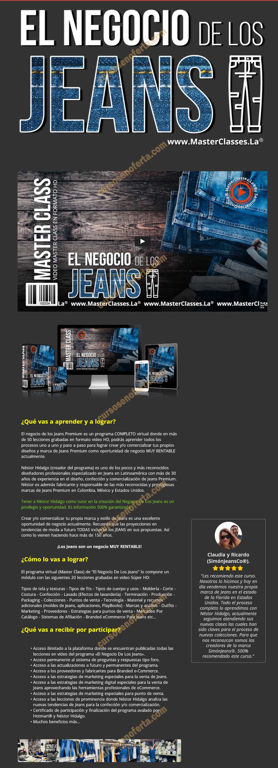 El negocio de los jeans