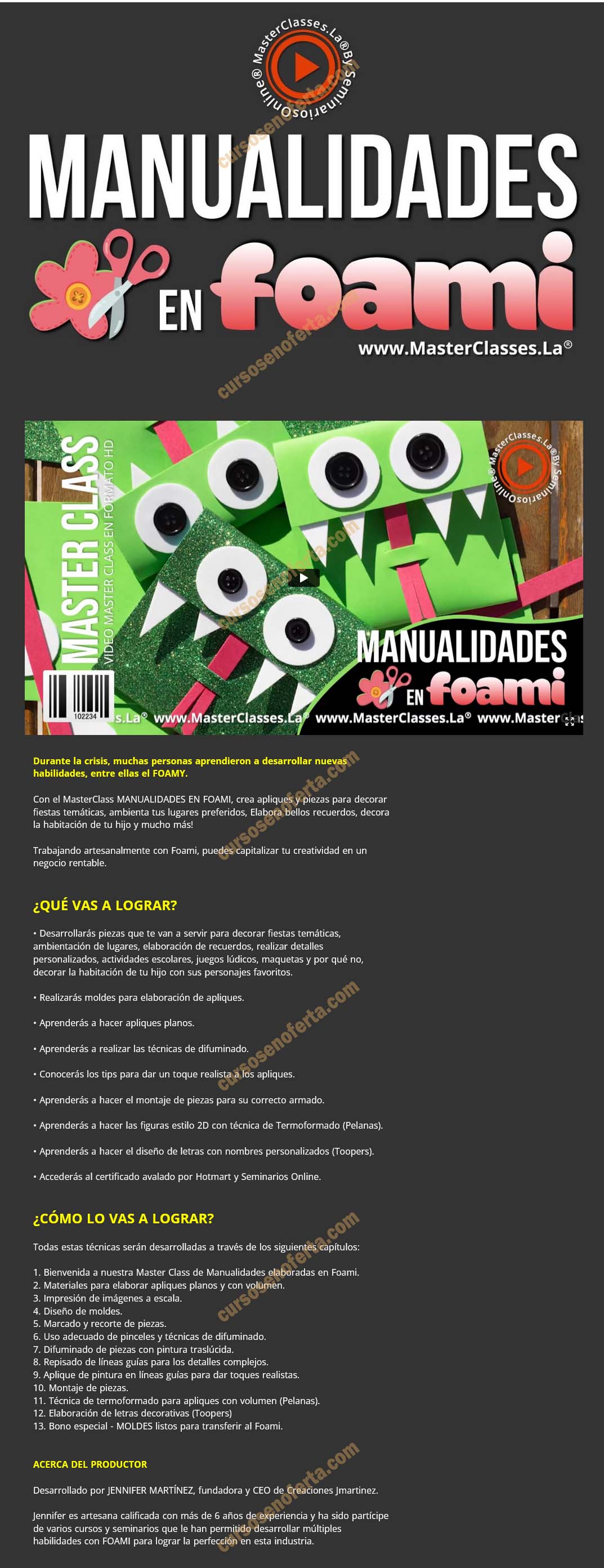 Manualidades en Foami