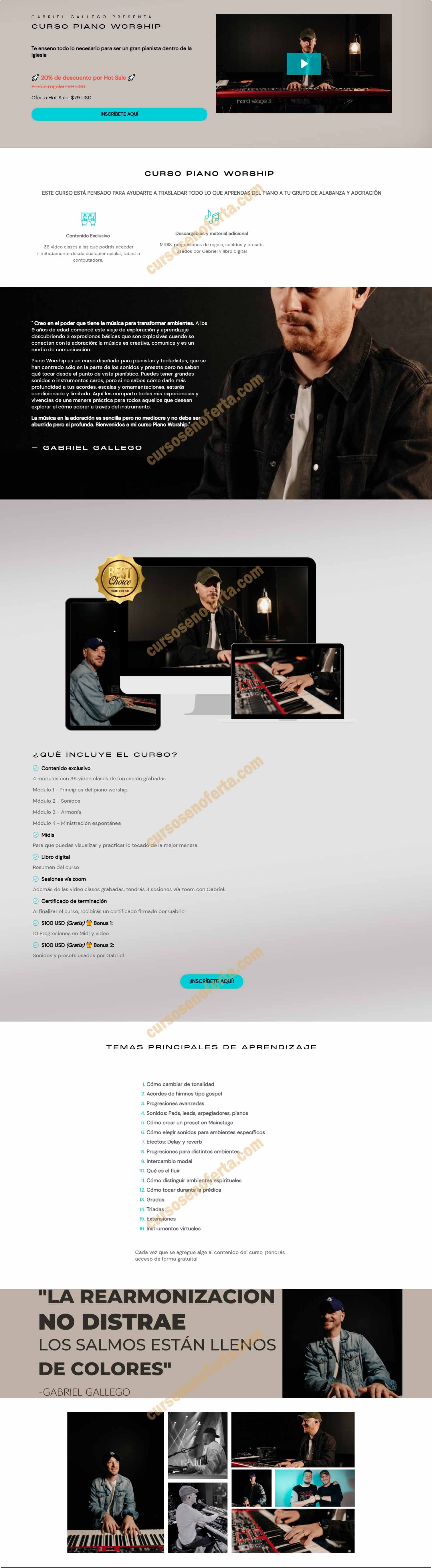 Piano Workship - gabriel gallego