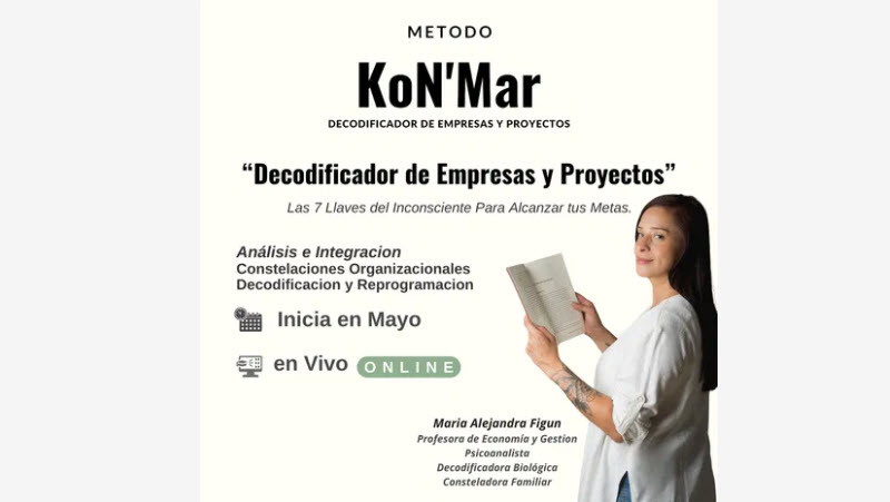 Metodo KonMar - Especialista en Decodificador de empresas y proyectos María Figun