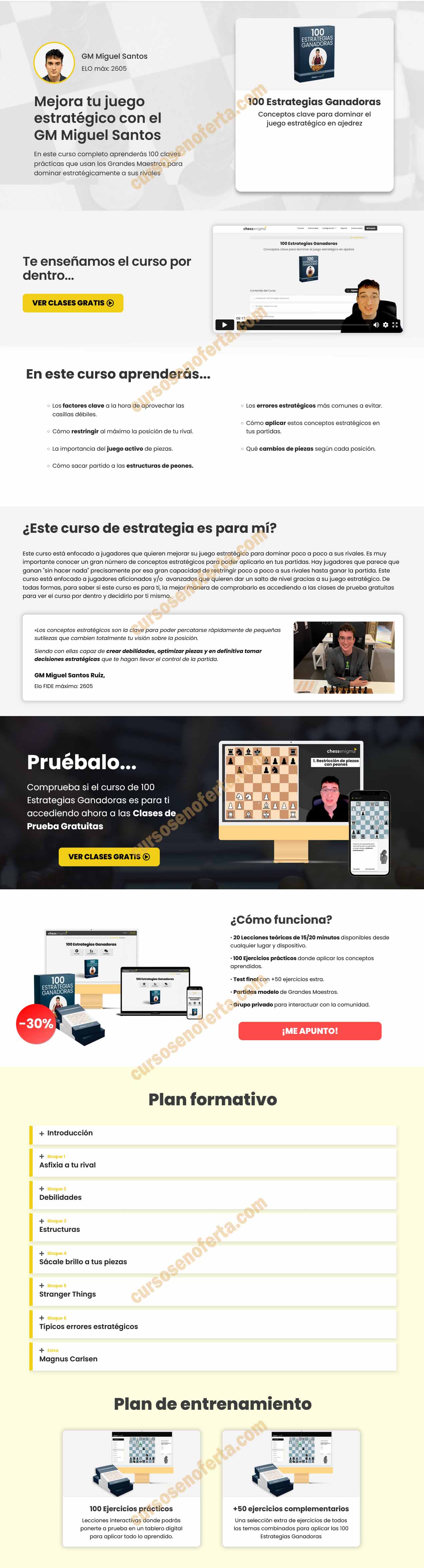 100 Estrategias Ganadoras GM Miguel Santos