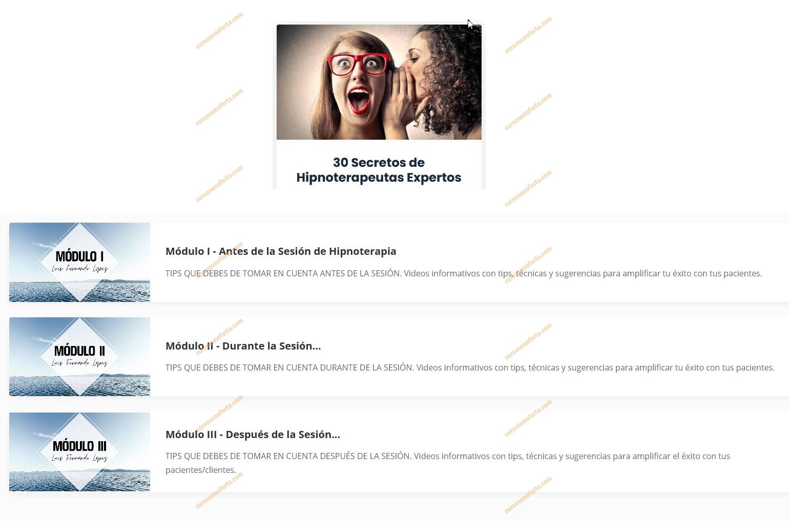 30 secretos de hipnoterapeutas expertos
