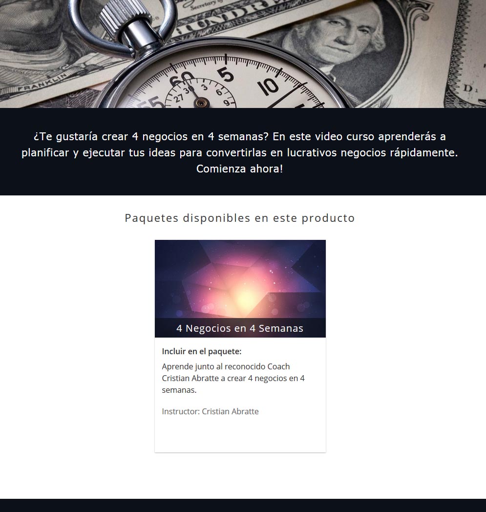 4 Negocios en 4 Semanas - cristian abratte