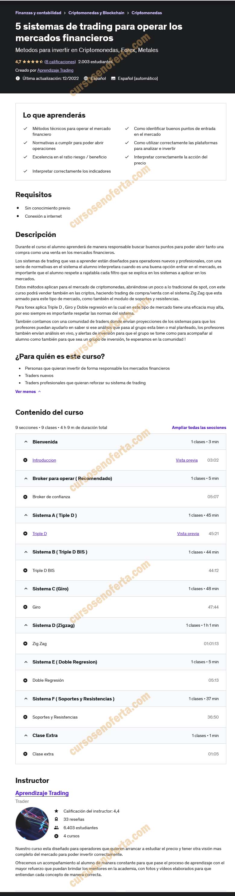5 sistemas de trading para operar los mercados financieros