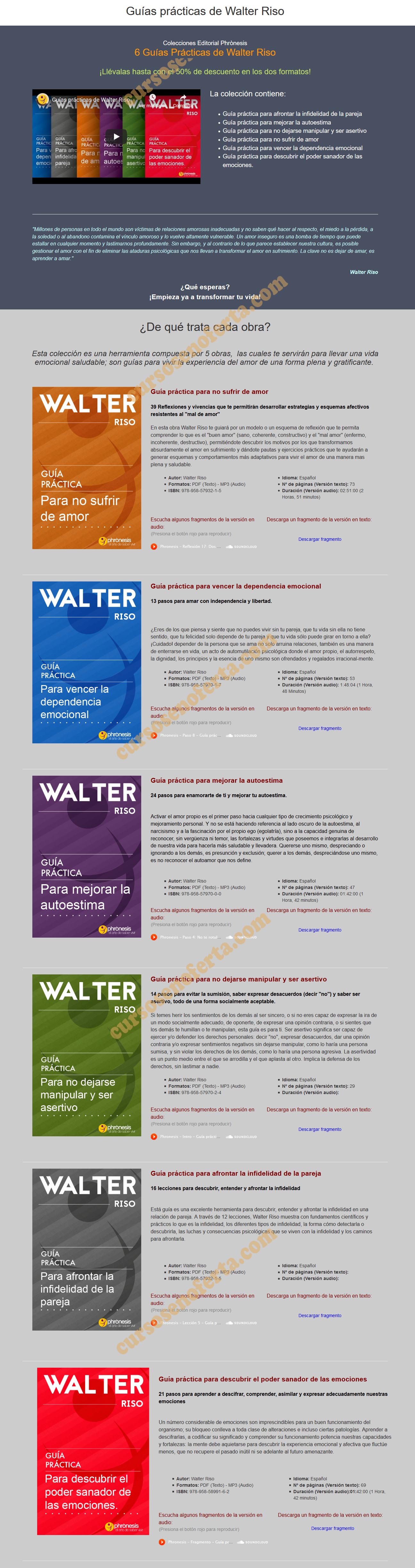 6 Guías Prácticas de Walter Riso