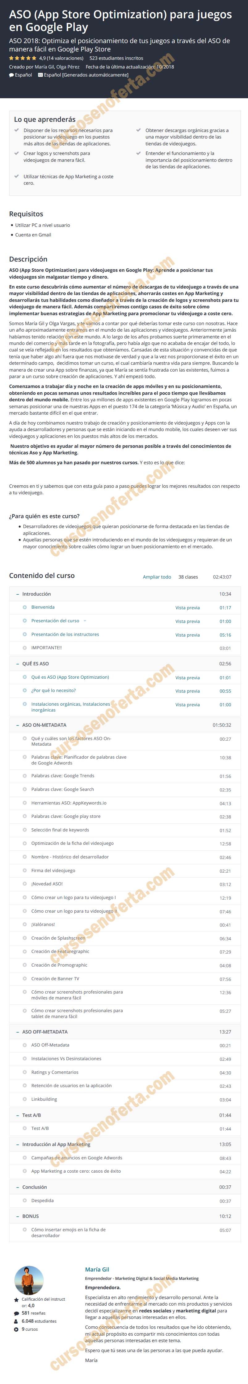 ASO (App Store Optimization) para juegos en Google Play 