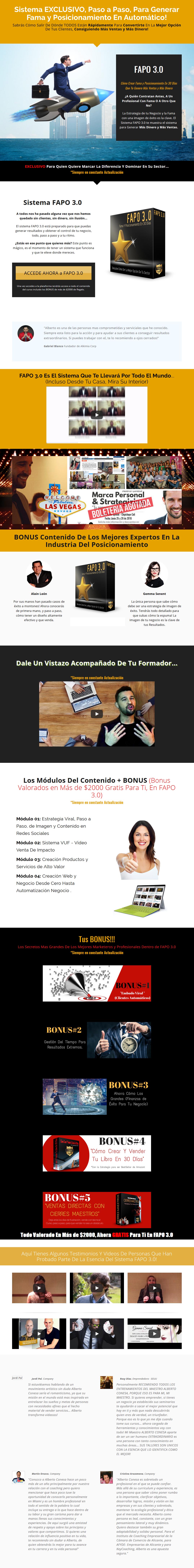 FAPO 3.0 - Fama y Posicionamiento 3.0