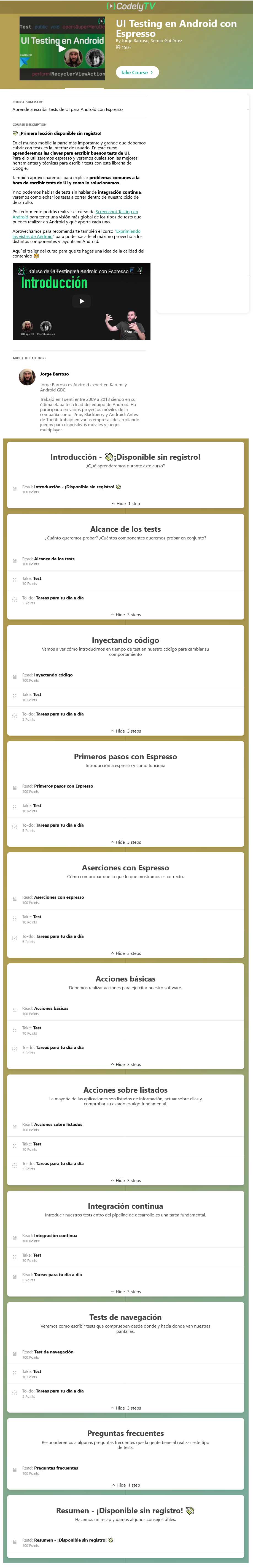 UI testing en android con espresso - jorge barroso