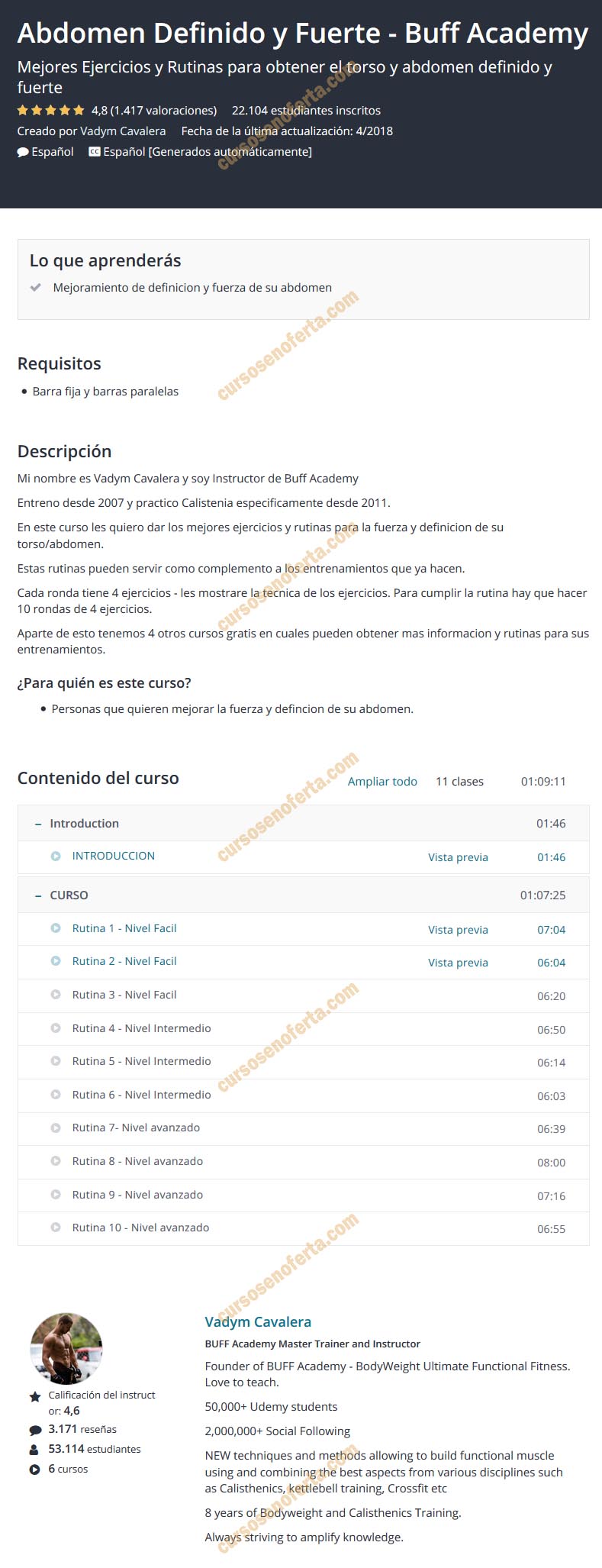 Abdomen Definido y Fuerte
