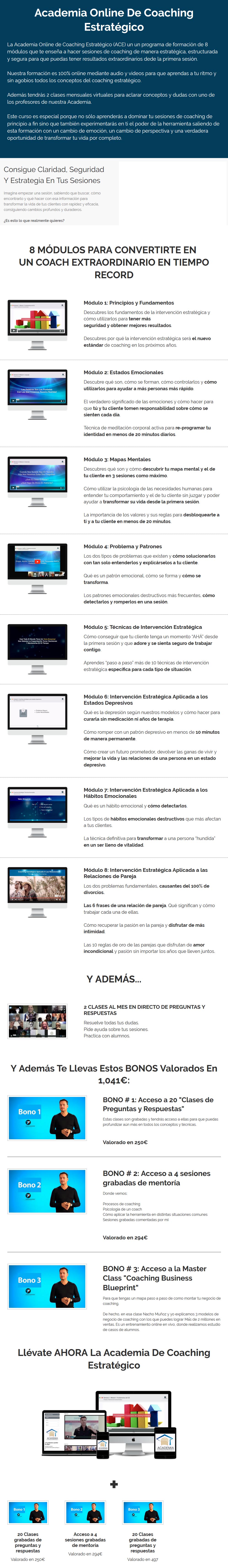 Academia de Coaching Estratégico - tino fernández