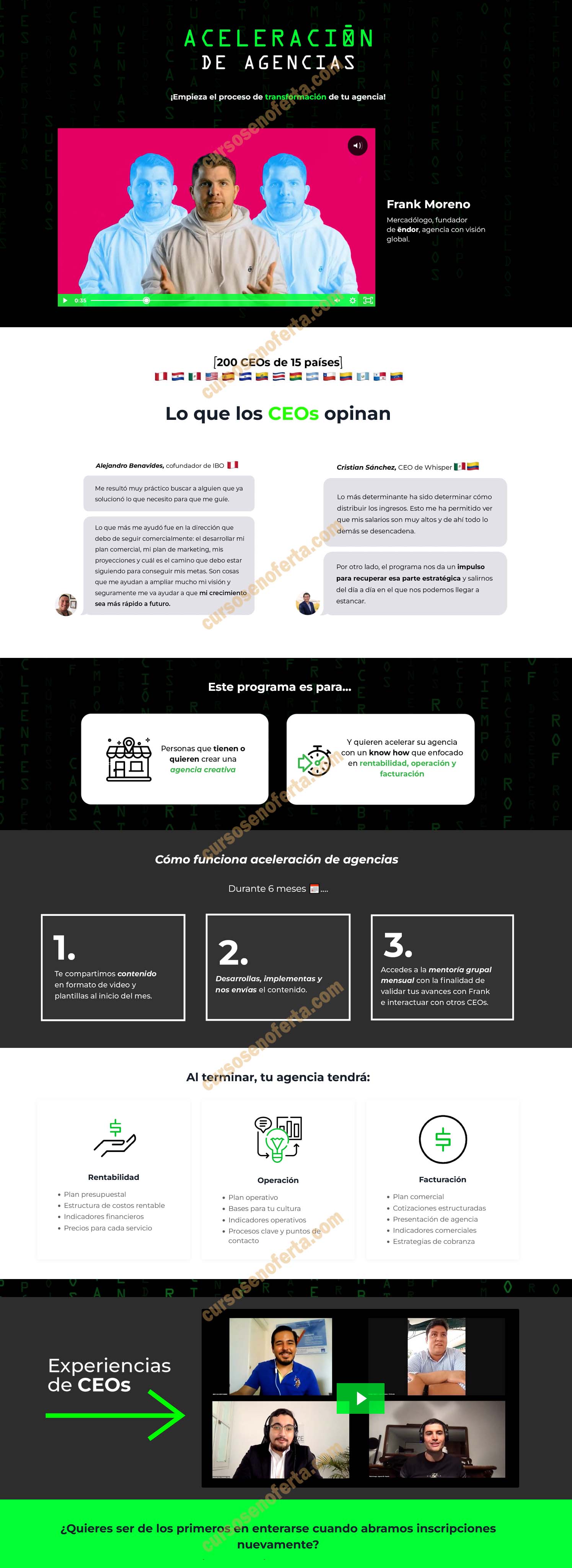 Aceleración de Agencias