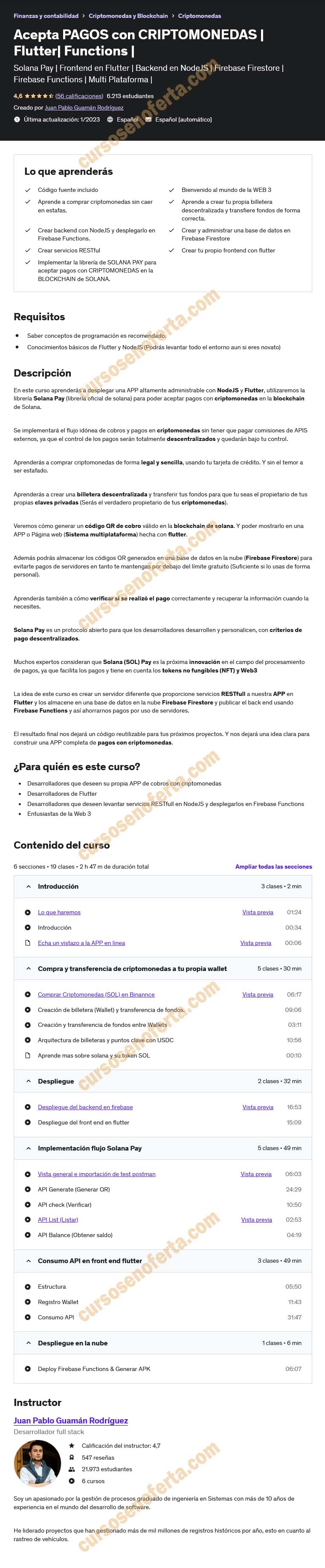 Acepta pagos con criptomonedas - Flutter - Functions