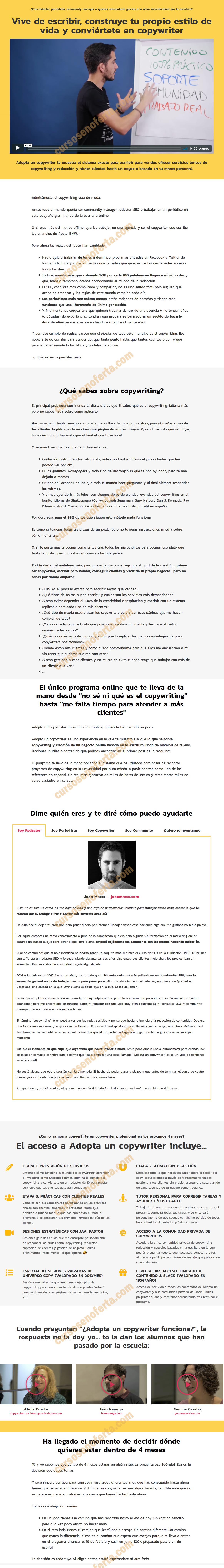 Adopta un copywriter