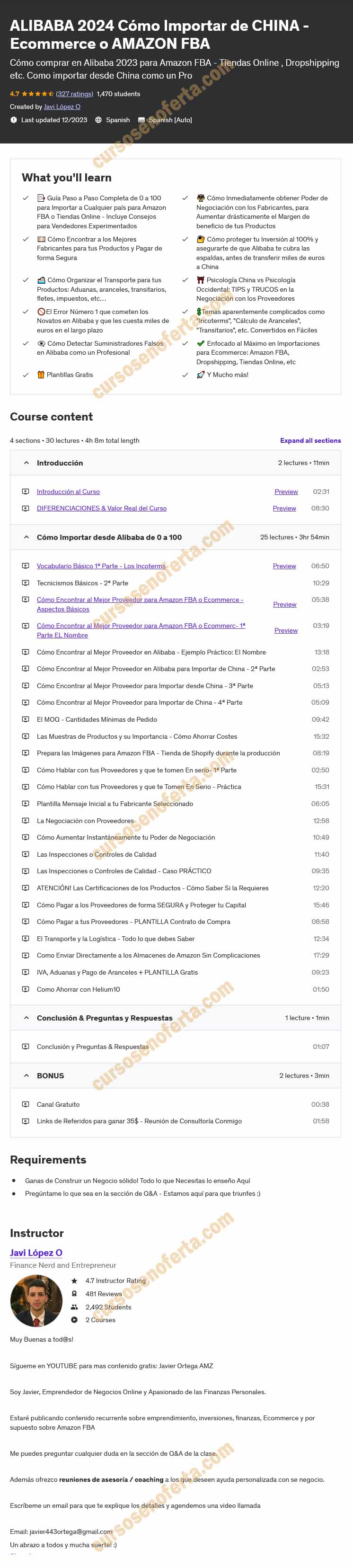 ALIBABA 2024 Cómo Importar de China Ecommerce o Amazon FBA