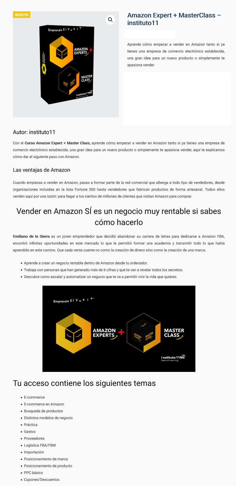 Amazon Expert + Masterclass