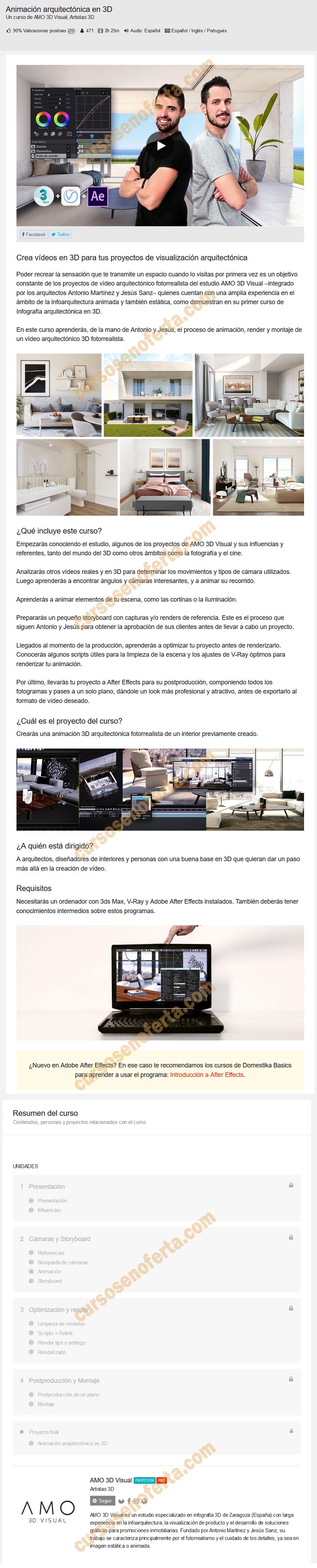 Animación arquitectónica en 3D