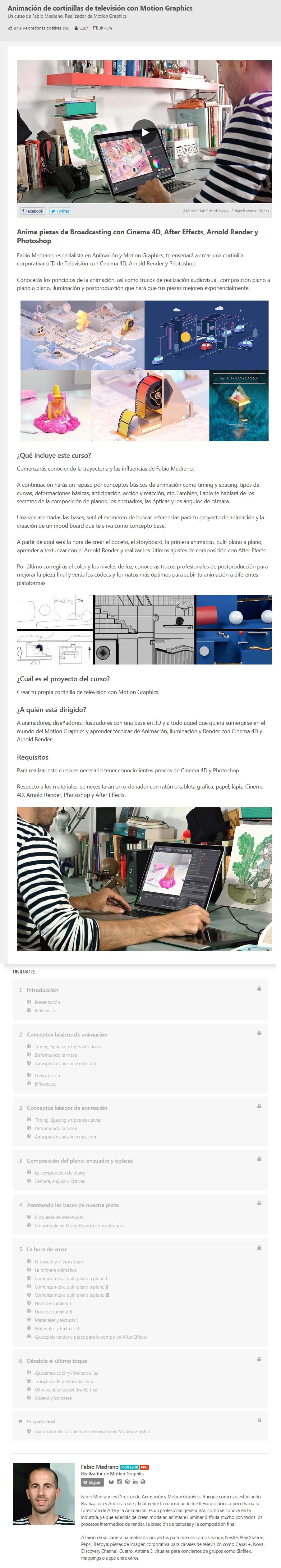 animación de cortinillas