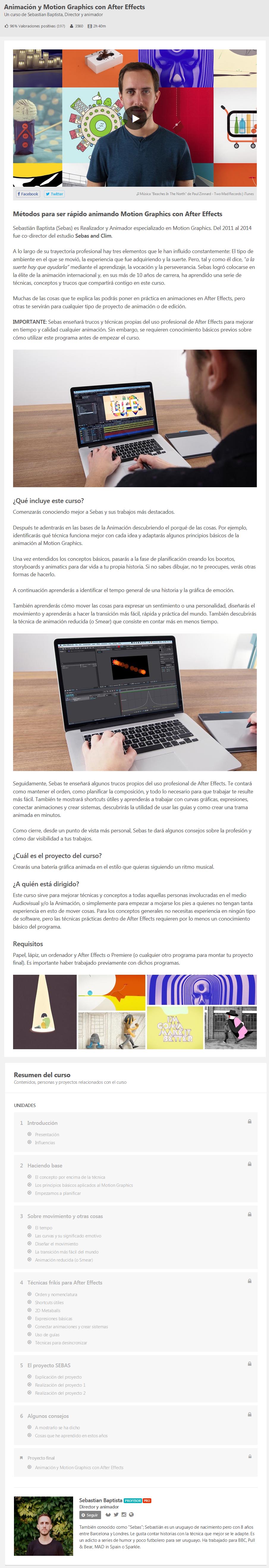 Animación y Motion Graphics con After Effects