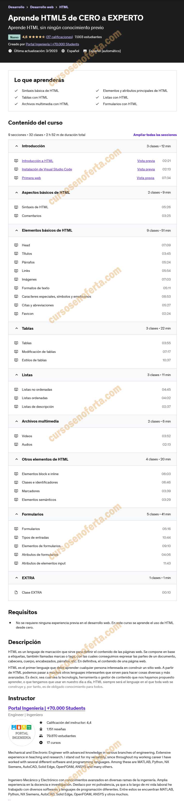 Aprende HTML5 de Cero a Experto
