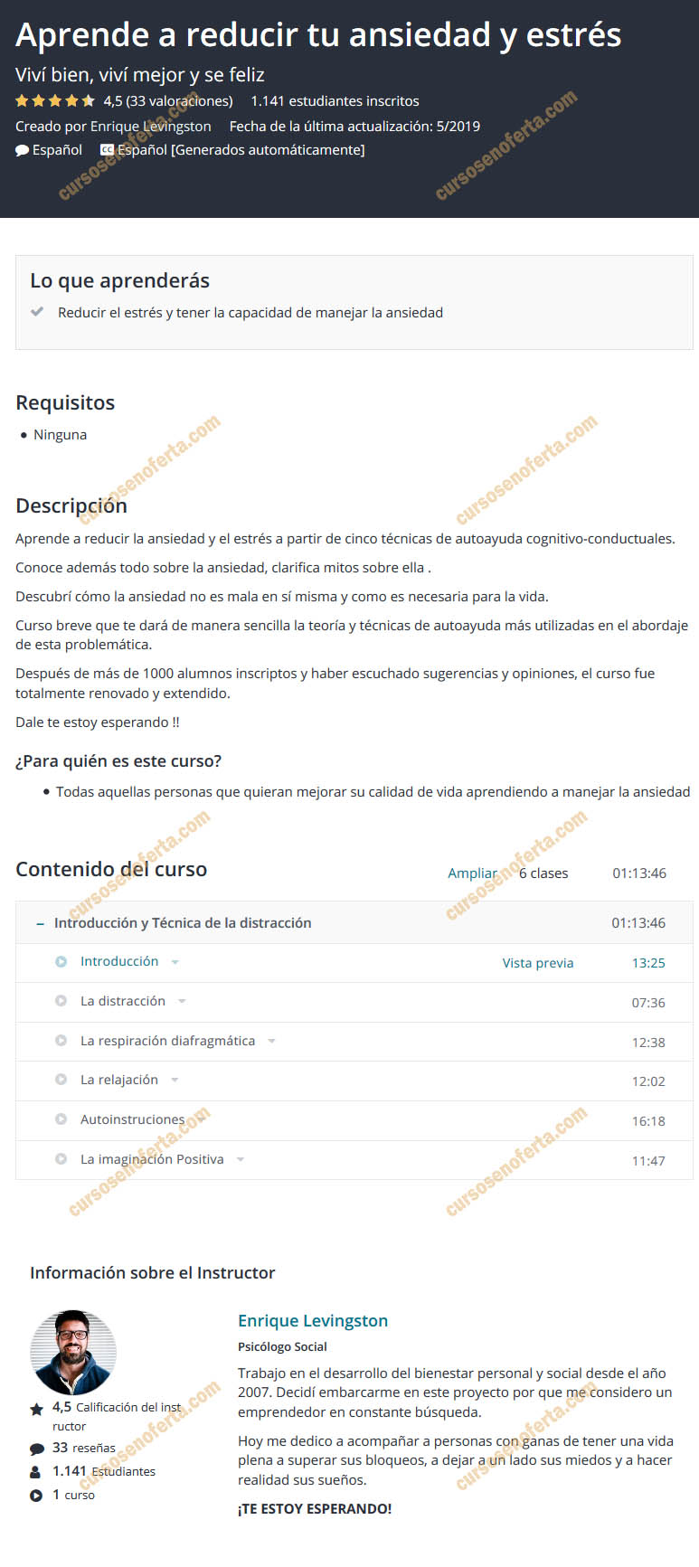 Aprende a Reducir tu Ansiedad y Estrés