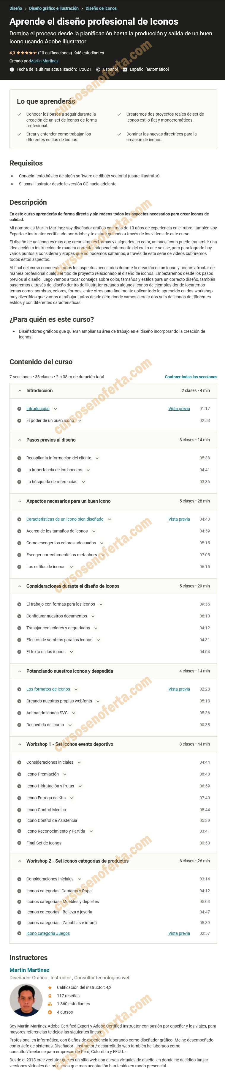 Aprende el diseño profesional de Iconos