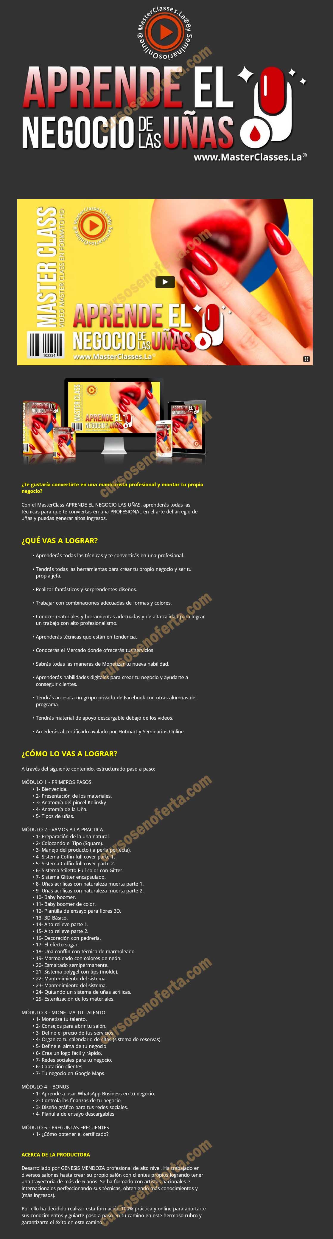 Aprende el negocio de las uñas