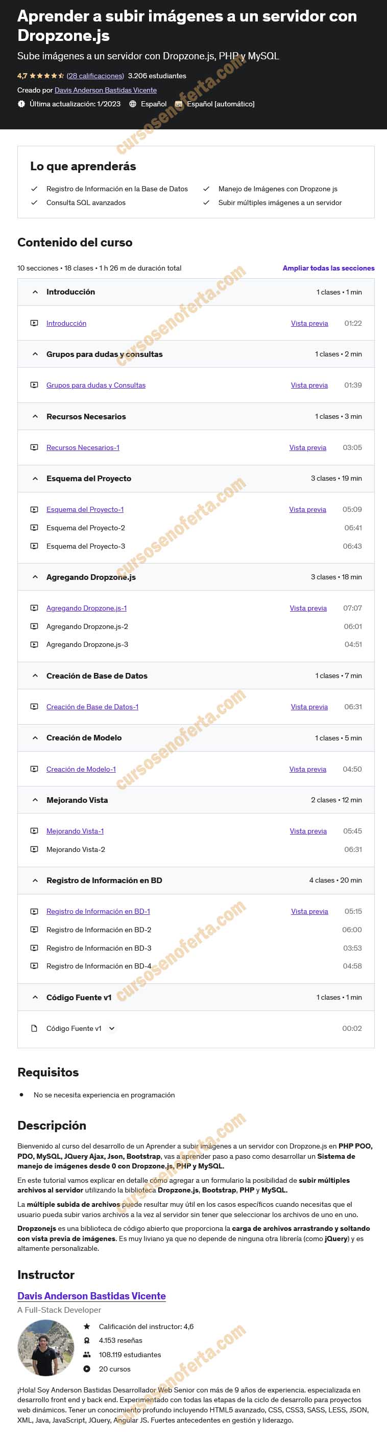 Aprender a subir imágenes a un servidor con Dropzone.js