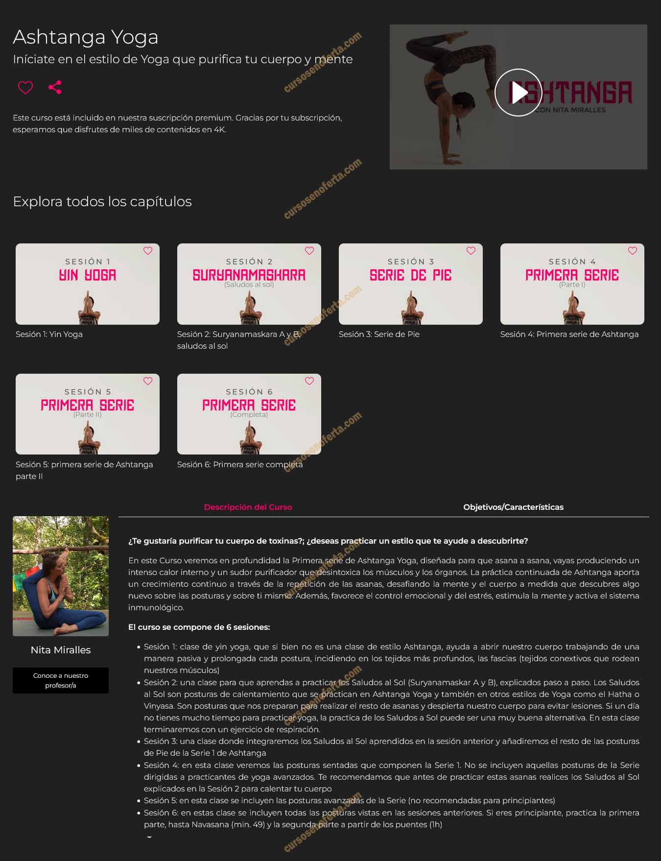 Ashtanga Yoga - Nita Miralles