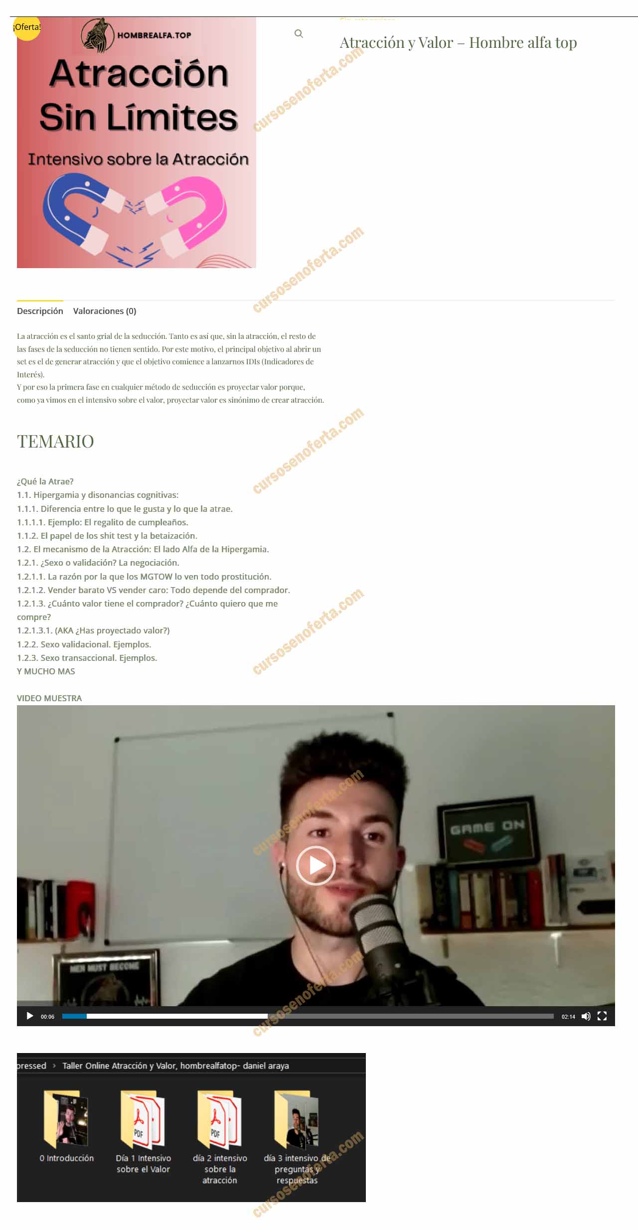 Atracción y Valor hombre alfa top