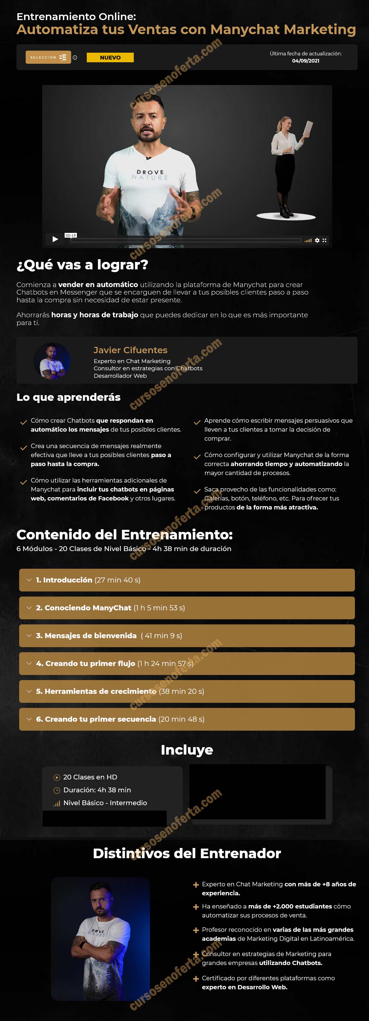 Automatiza tus ventas con manychat marketing