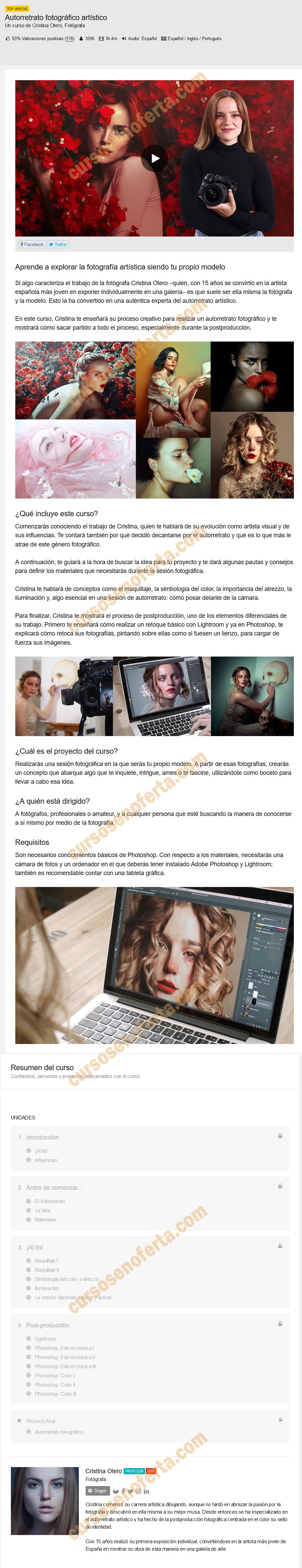 Autoretrato fotográfico artístico