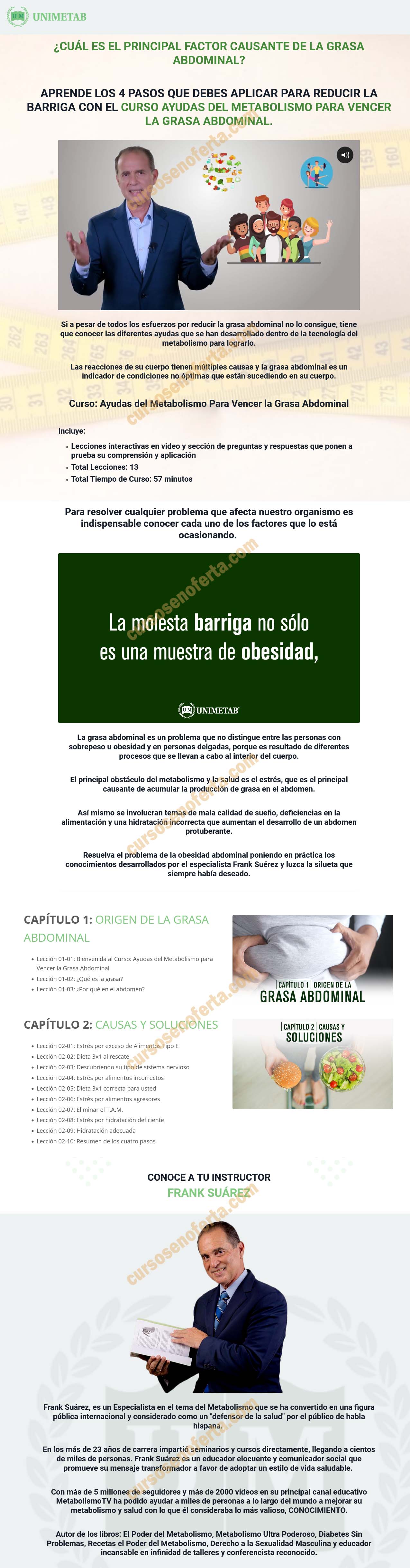 Ayudas del metabolismo para vencer la grasa abdominal - frank suarez