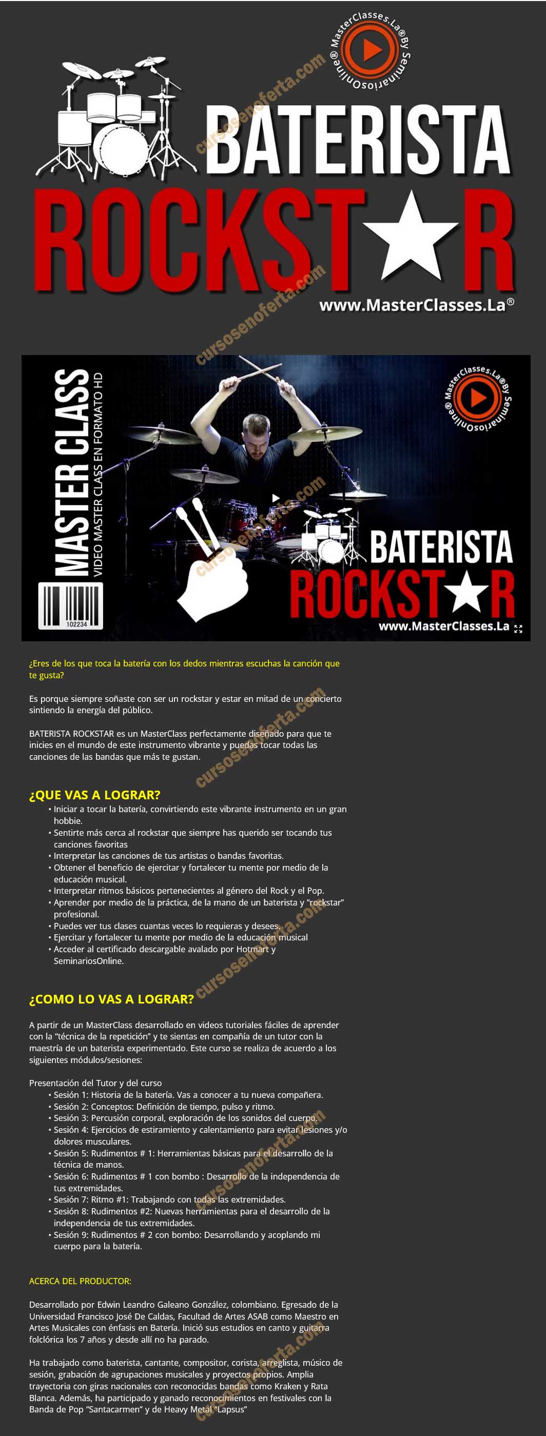 Baterista Rockstar