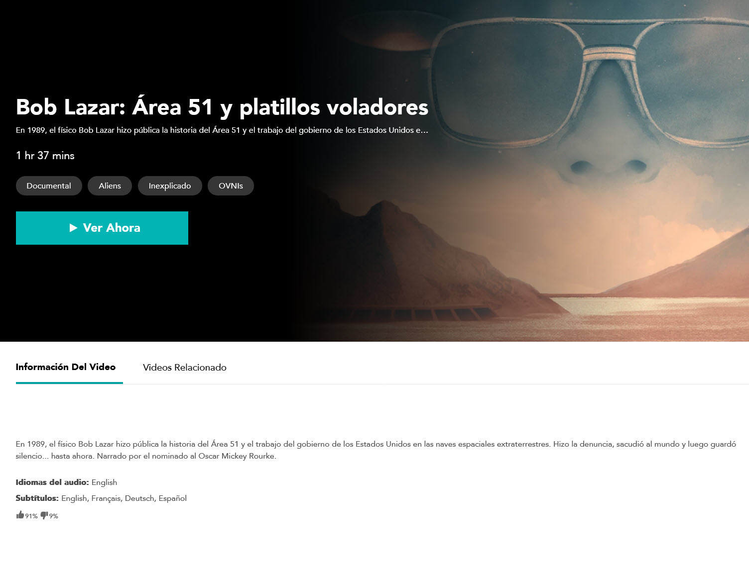 Bob Lazar Área 51 y platillos voladores - Gaia