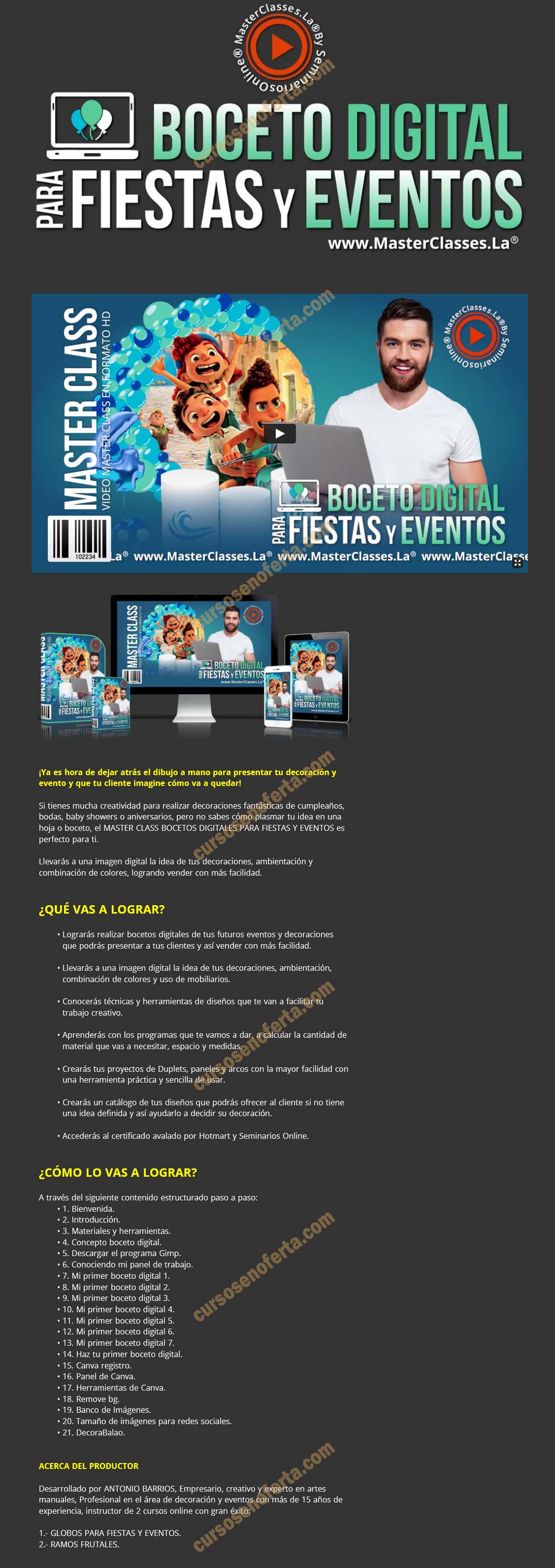 Boceto digital para fiestas y eventos