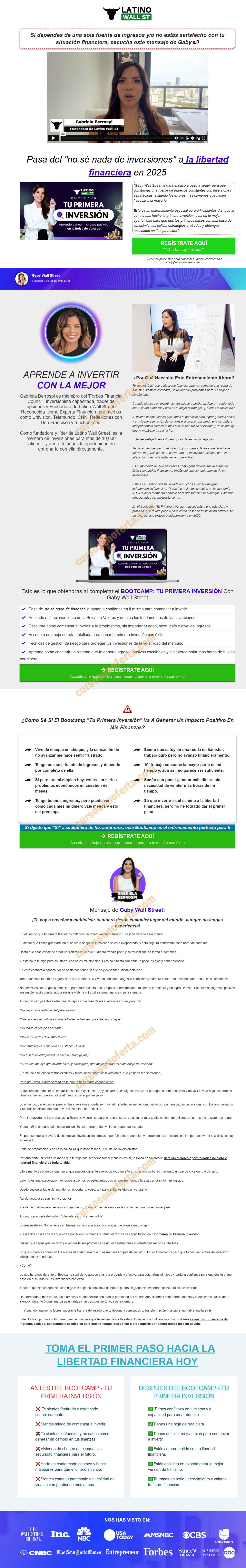Bootcamp Tu Primera Inversión - latino wall street