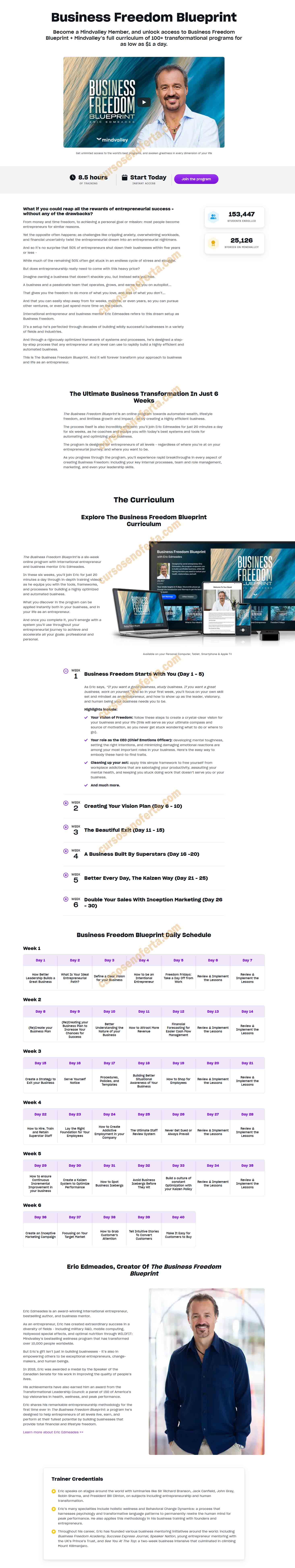 Business Freedom Blueprint - eric edmeades 